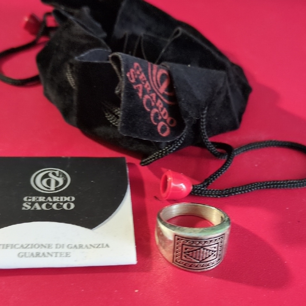 Like New Gerodo Sacco Silver Ring